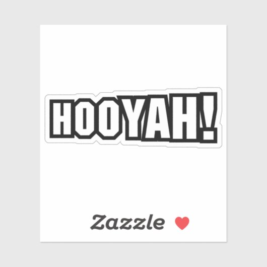 HOOIË! STICKER (Vel)