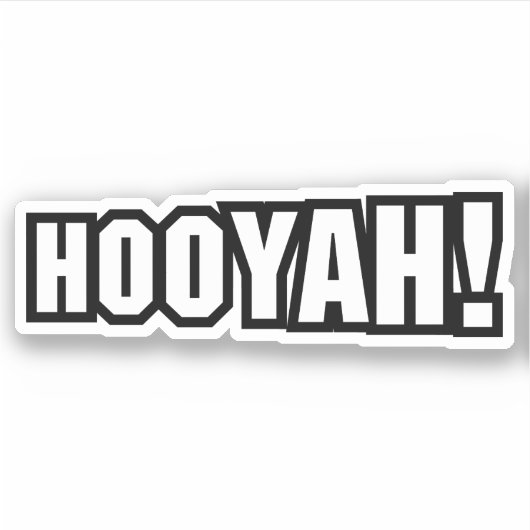 HOOIË! STICKER (Voorkant)