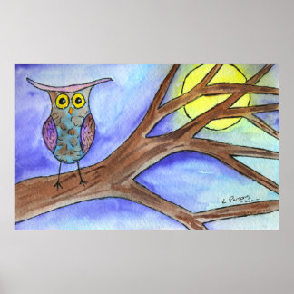 Hooien op de maan poster