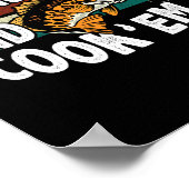 Hook Em Cook Em Vist geliefde  visser Poster (Hoek)