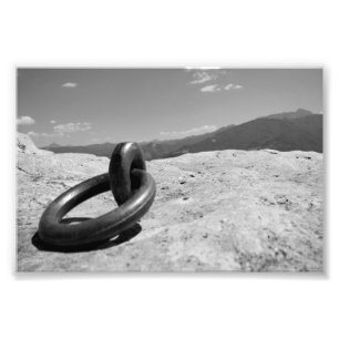 Hook in de lucht foto afdruk