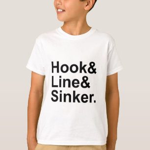 Hook Line Sinker Visserijtermen, Een Sucker Spel T-shirt