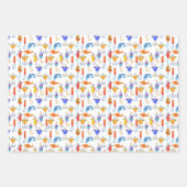 Hook Lure Fish Vist Patroon Inpakpapier Vel (Voorkant 3)