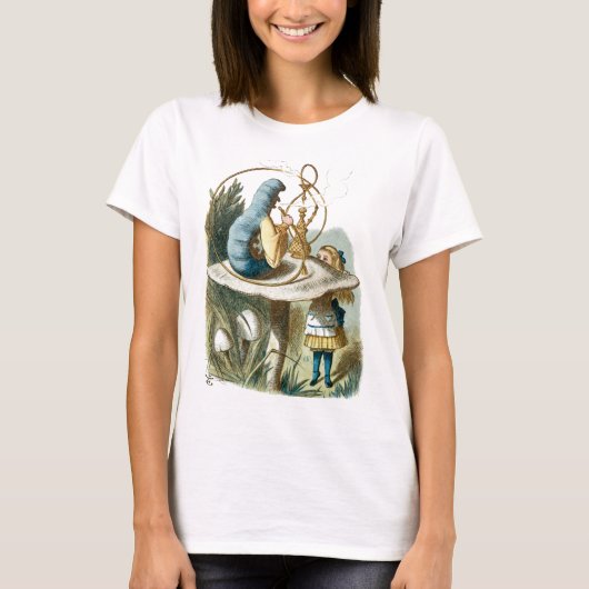Hookah Caterstone uit Alice in Wonderland T-shirt (Voorkant)