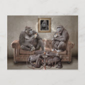 Hookah Fumer Apes Carte postale (Devant)
