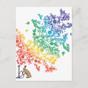 HOOKAH HARE BRIEFKAART