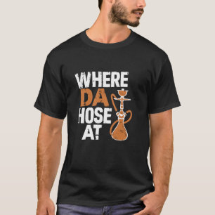 Hookah Leven Waar Is De Slang Rook Sesh Ontwerp T-shirt
