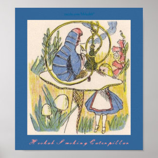 Hookah Smoking Caterpijler Poster