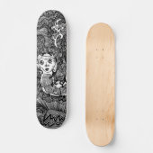 Hookah Smoking Catterpijler Skateboard (Voorkant)
