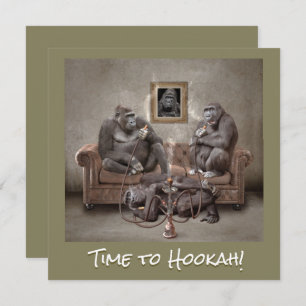 Hookah Time Beauful Primates Save The Date