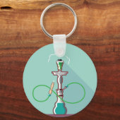 Hookah-vectorkunst Sleutelhanger (Voorkant)