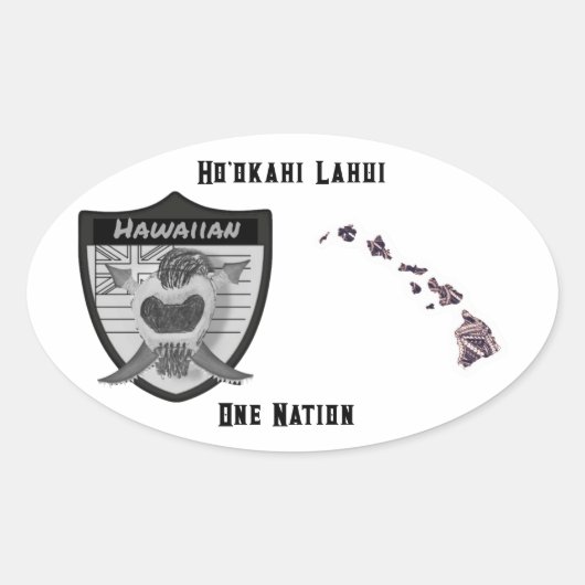 Ho'okahi Lahui sticker (Voorkant)