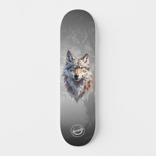 Hooked - Apex Serie - "Timber Wolf" Skateboard (Voorkant)