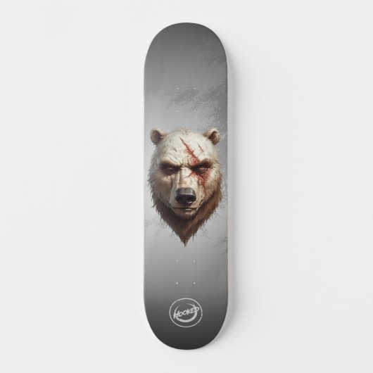 Hooked - Apex Series - "Grizzly Grin" Skateboard (Recto)