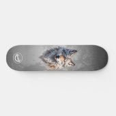 Hooked - Apex Series - "Timber Wolf" Skateboard (Horz)