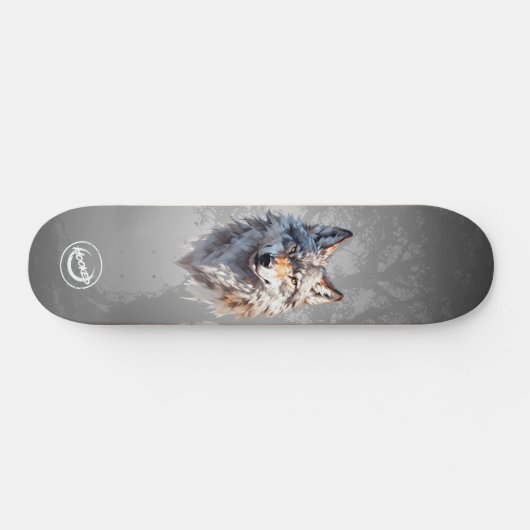 Hooked - Apex Series - "Timber Wolf" Skateboard (Horz)