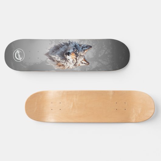 Hooked - Apex Series - "Timber Wolf" Skateboard (Horz)