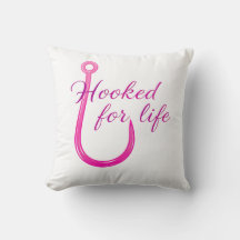 Hooked for Life Pink Fishing Hook