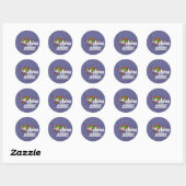Hooked on Anger Management: Reel in Your Emotions Ronde Sticker (Vel)