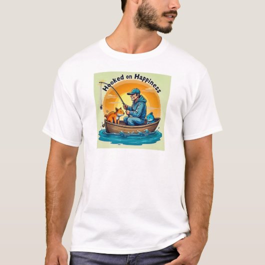 Hooked on Happiness T-shirt (Voorkant)