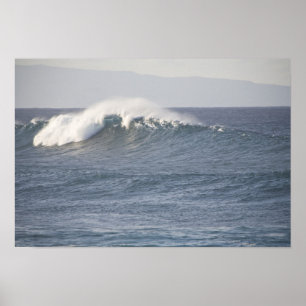 Hookipa Beach Park, noordkust van Maui, Poster