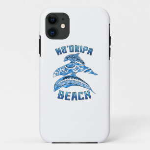 Ho'okipa Hawaii Vacation Tribal Dolphins iPhone 11 Hoesje