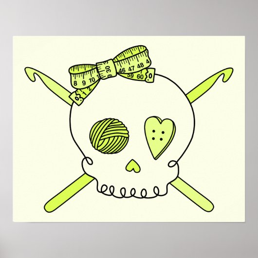 Hooks (gele achtergrond) poster (Voorkant)