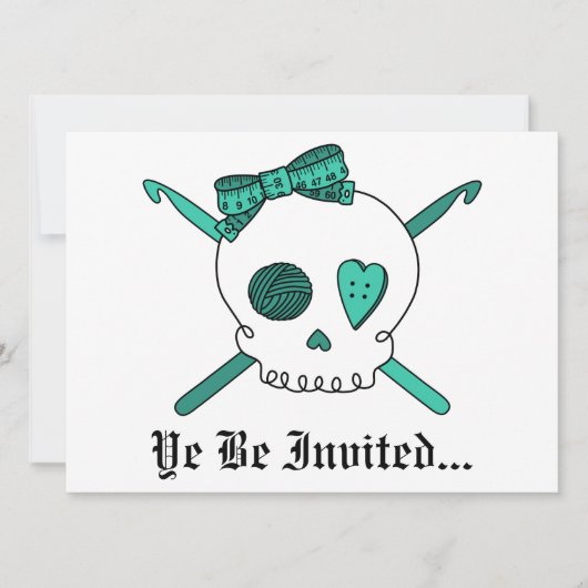 Hooks (Turquoise) Kaart (Voorkant)