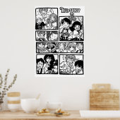 Hooky Comic Page Poster (Keuken)