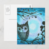 Hoolandia (c) 2013 - Contrast Owl 02 Briefkaart (Voorkant / Achterkant)