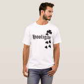 Hooligan Black Shamrocks T-shirt (Voorkant volledig)