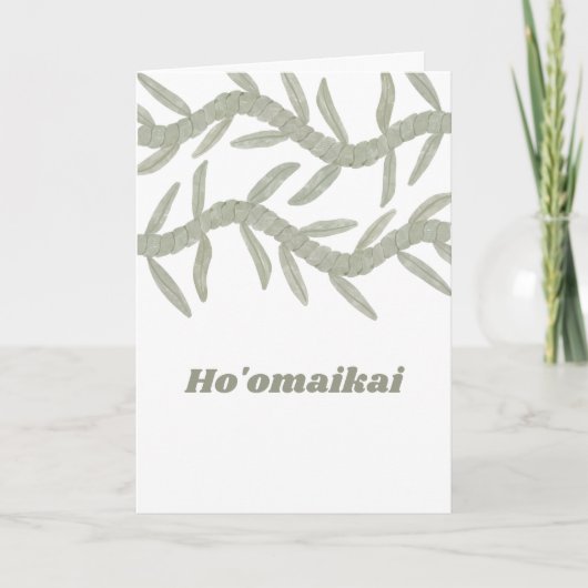 Ho'omaikai Bedankkaart (Voorkant)