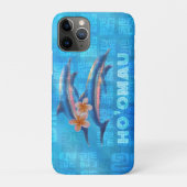 HO'OMAU Hawaiian Dolphins Primitive Collage Case-Mate iPhone Case (Achterkant)