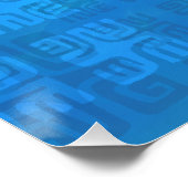 HO'OMAU Hawaiian Dolphins Primitive Collage Perfect Poster (Hoek)