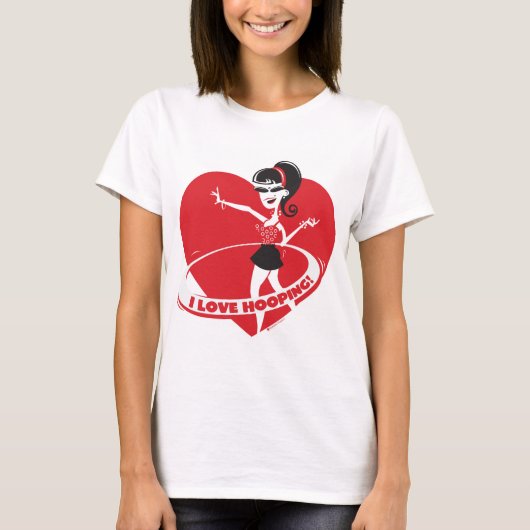 Hoooping Diva: tanktoppen T-shirt (Voorkant)