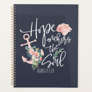 Hoop Ankert De Ziel Bloem Religieus Planner