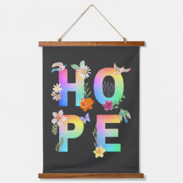 Hoop Artistiek Positief Motivatie Inspirerend Hangend Wandkleed
