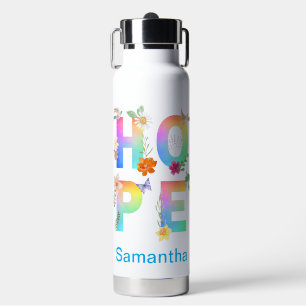Hoop Artistiek Positief Motivatie Inspirerend Waterfles
