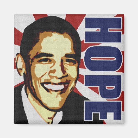 Hoop Barack Obama magneet (Voorkant)