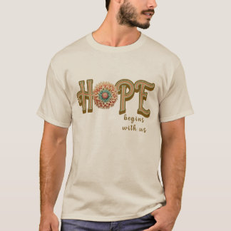 Hoop begint bij ons t-shirt
