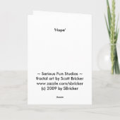 'Hoop' (blanco) Kaart (Achterkant)