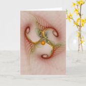 'Hoop' (blanco) Kaart (Gele Bloem)