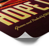  Hoop Borst Merk Sinaasappels Fruit Label Poster (Hoek)