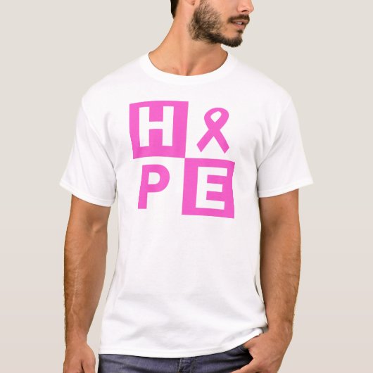 Hoop borstkanker t-shirt (Voorkant)