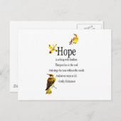 Hoop Briefkaart (Voorkant / Achterkant)