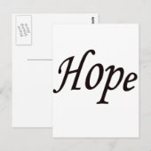 hoop briefkaart (Voorkant / Achterkant)