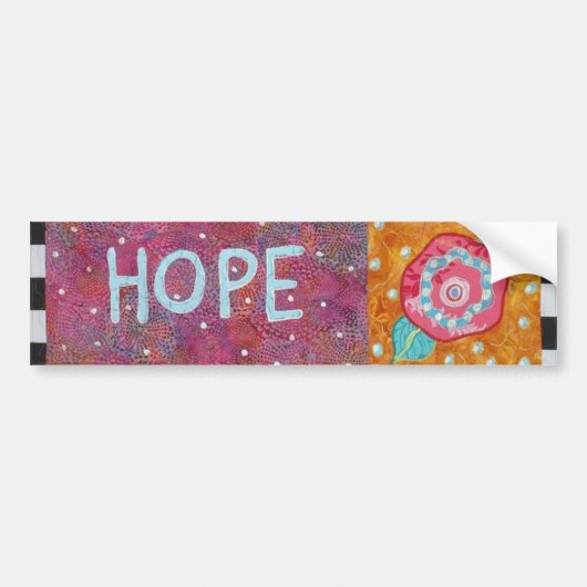 Hoop Bumpersticker (Voorkant)
