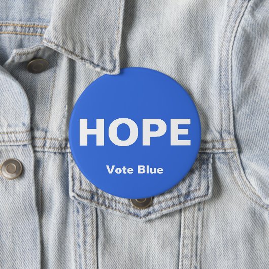 HOOP Button, STEM BLAUWE Button (In situ)