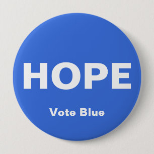 HOOP Button, STEM BLAUWE Button