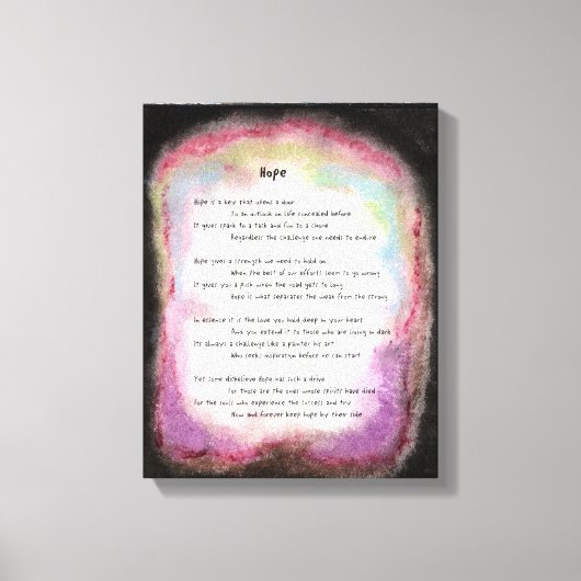 Hoop Canvas Afdruk (Voorkant)